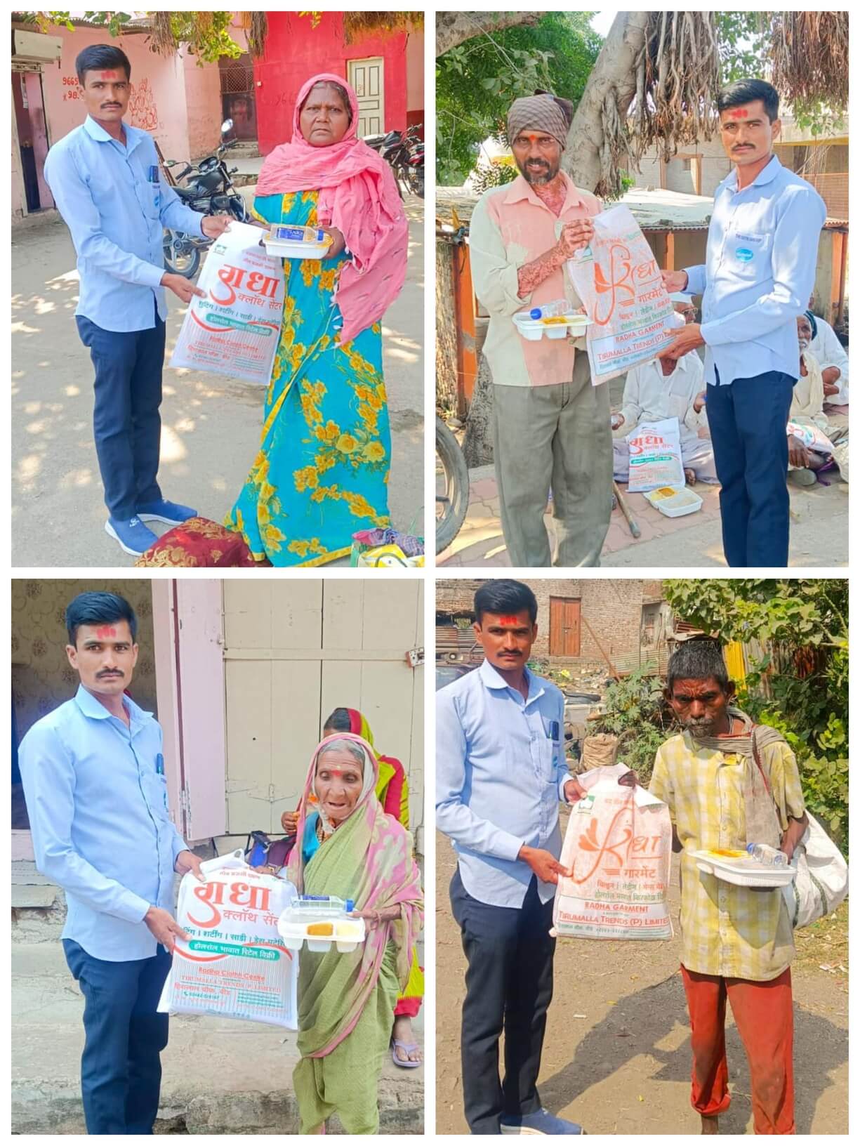 Kute Group Foundation distributed clothes & foods to homeless people