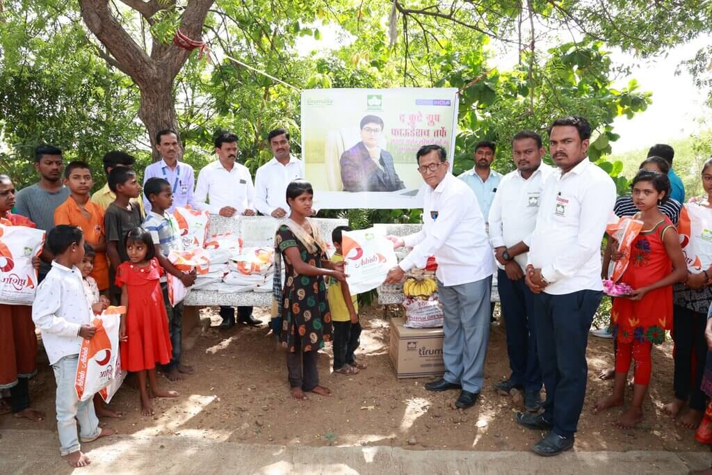 kute group foundation at INFANT INDIA Anandwan home