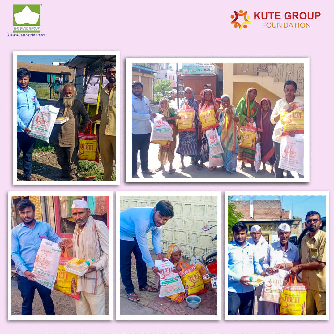 Kute Group Foundation distributing sweets to 4000 families on diwali