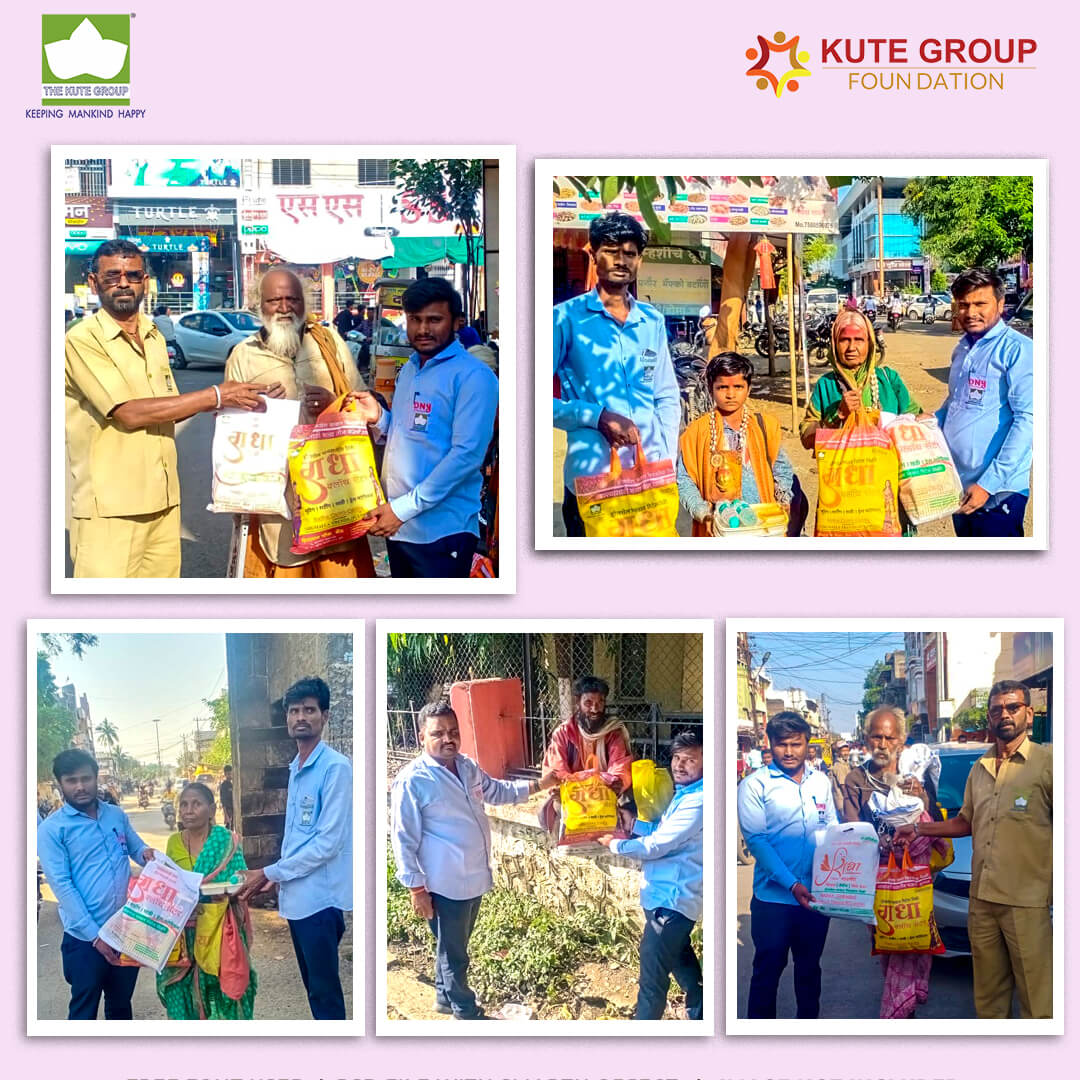 Kute Group Foundation distributing sweets
